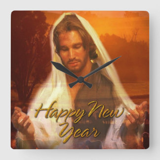 Alternativ för Gott nytt år Jesus-klocka Fyrkantig Klocka