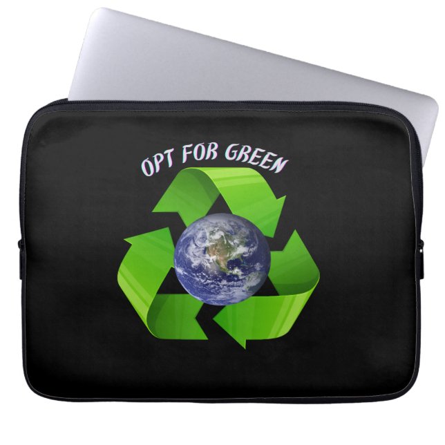 Alternativ för Grönt Laptop Fodral (Framsidan)
