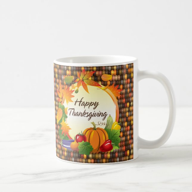 Alternativ för happy thanksgiving 5A-13A Kaffemugg (Höger)