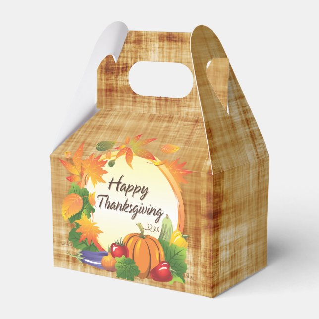 Alternativ för Happy thanksgiving 5A Presentaskar (Framsidan Sidan)