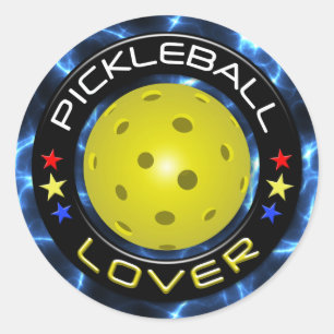 Alternativ för Pickleball älskare 1 Runt Klistermärke