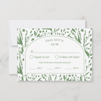 Alternativ för vanlig Elegant Botanicals Sage Grön OSA Kort