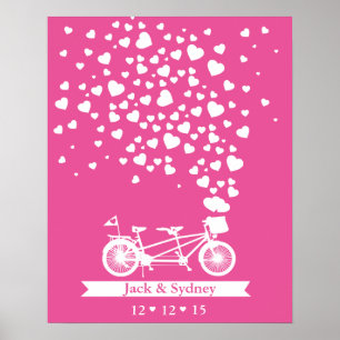 Alternativ gäst bok tandem anpassningsbar färg i b poster