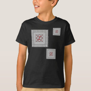 Alternativ geometrisk Barn och Baby Mörk Shirt Tee
