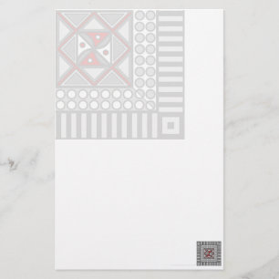 Alternativ geometrisk mall brevpapper
