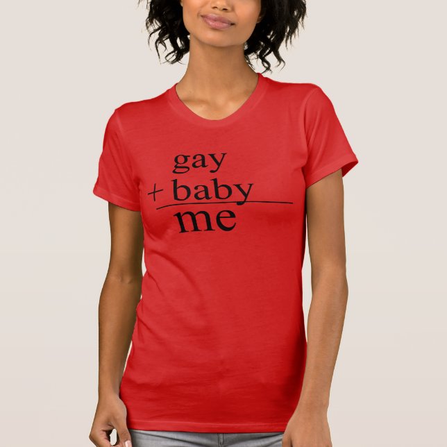 alternativ glad bebisskjorta tee shirt (Framsida)