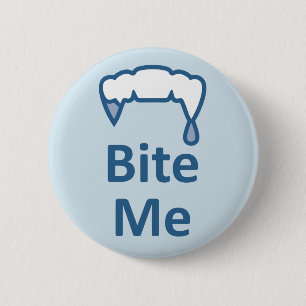 Alternativ gotiic Emo facebook BITA ME-bricka Knapp