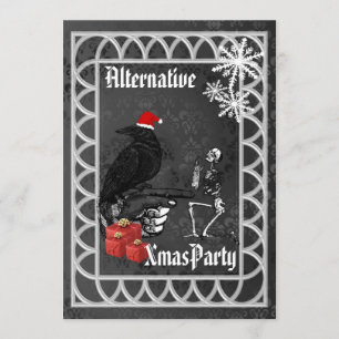 Alternativ gotisk jultomte inbjudningar