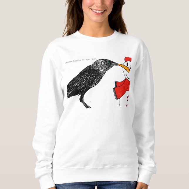 Alternativ Jumper vid jul - Jackdaw T Shirt (Framsida)