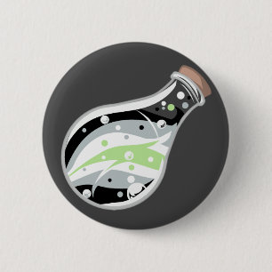 Alternativ-knapp för Agender-Pride Knapp