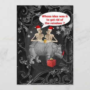 Alternativ rolig gotisk jul inbjudningar