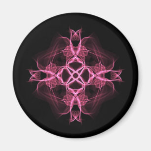 Alternativ Rosa Celtic Kor on Black Magnet