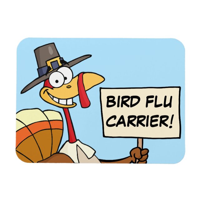 Alternativ till Turkiet för Thanksgiving Middag Magnet (Horisontell)