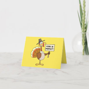 Alternativ till Turkiet för thanksgivingmiddag Helgkort