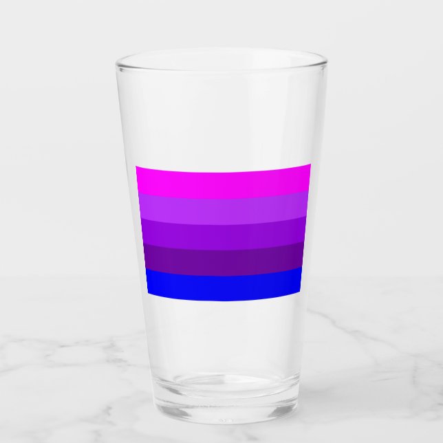 Alternativ Transgender Stolthetsflagga Glaskopp (Framsida)
