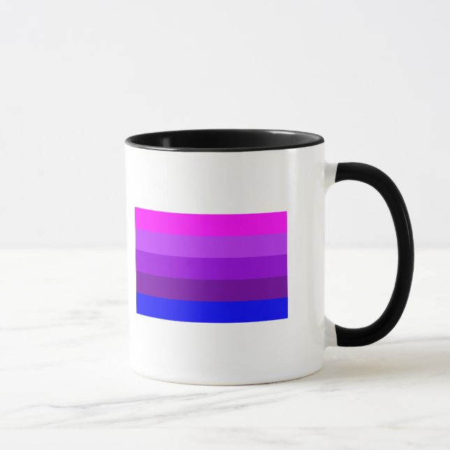 Alternativ Transgender Stolthetsflagga Mugg (Höger)