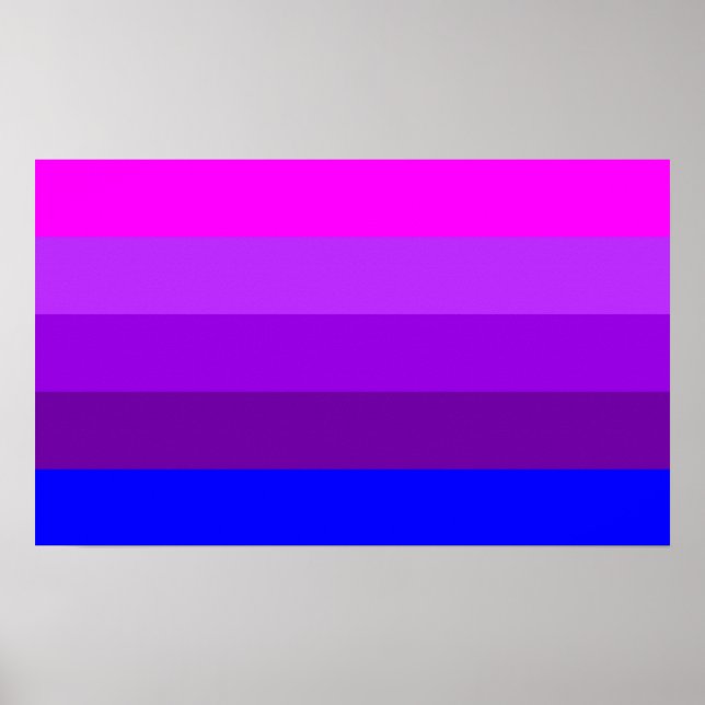 Alternativ Transgender Stolthetsflagga Poster (Framsidan)