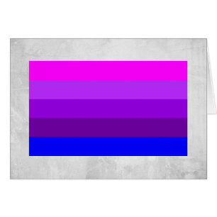 Alternativ transgendervärdighetsflagga hälsningskort