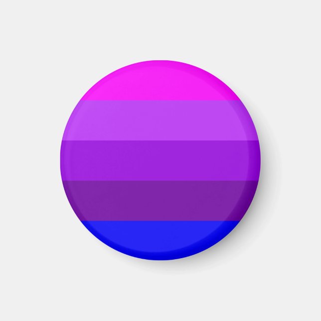 Alternativ transgendervärdighetsflagga magnet (Framsidan)