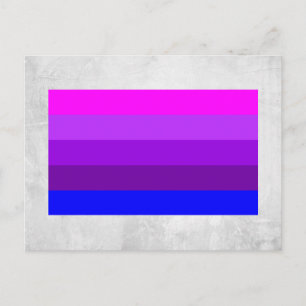 Alternativ transgendervärdighetsflagga vykort