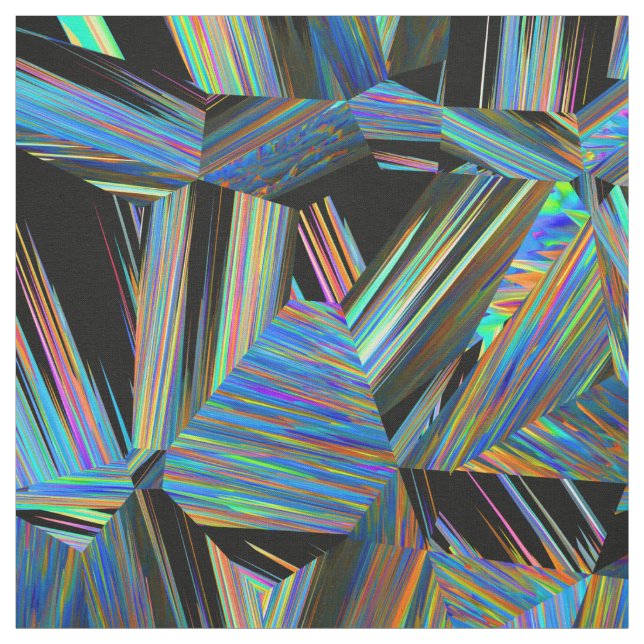 Alternativ verklighet, färgfull glitch: tyg (Provkarta)