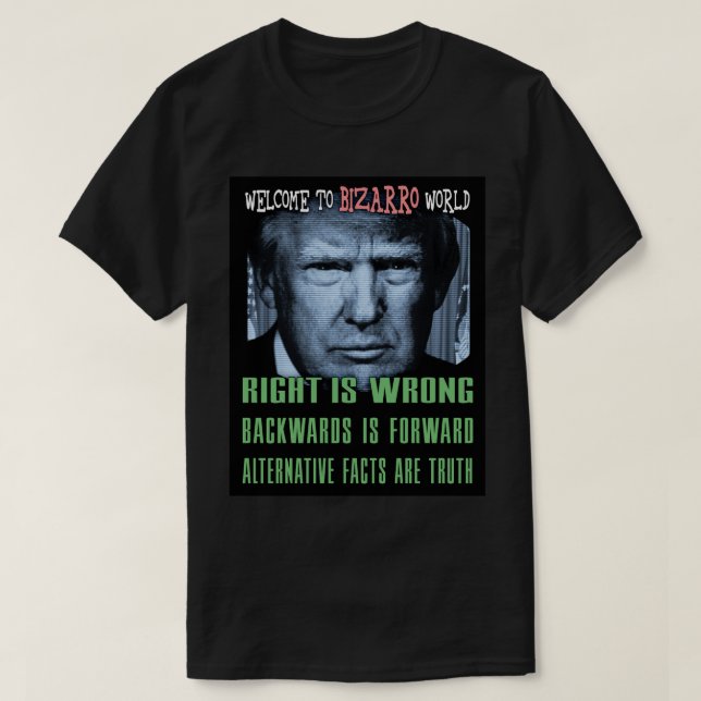 Alternativa fakta är sanning - Anti-President Trum Tee (Design framsida)
