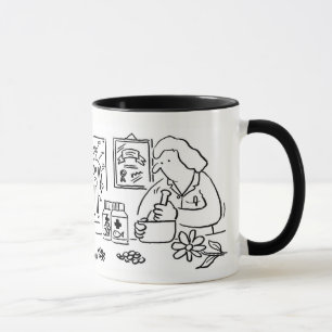 Alternativa kompletterande växtbaserade läkemedel mugg