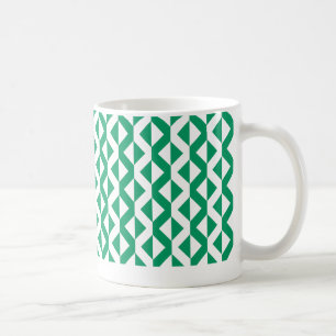 Alternativa sicksackmönster - Kentucky grön och vi Kaffemugg