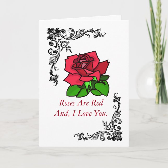 Alternativa Valentineser eller jubileumskort Helgkort (Framsida)