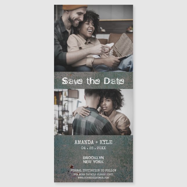Alternative Engaged Hipster Couple Grunge Texture (Framsida)