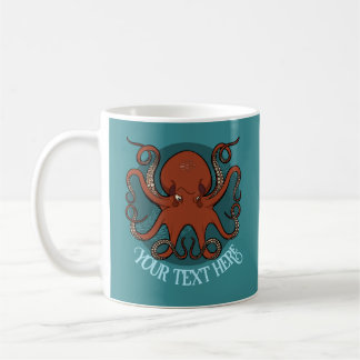 Alternative Octopus Artwork Add Your Text Design Kaffemugg
