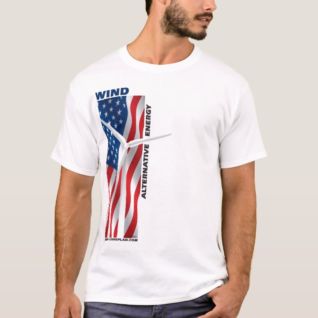 AlternativeEnergy vind Tee Shirt (Framsida)