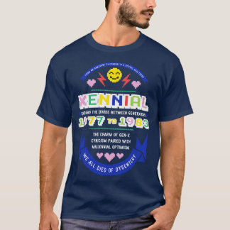 Alternativet Xennial Färg T Shirt