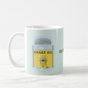 Alternativläkemedel för ormolja kaffemugg