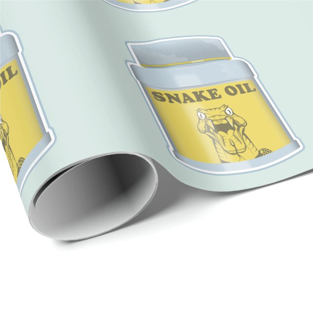 Alternativläkemedel för ormolja presentpapper (Rullad Hörn)
