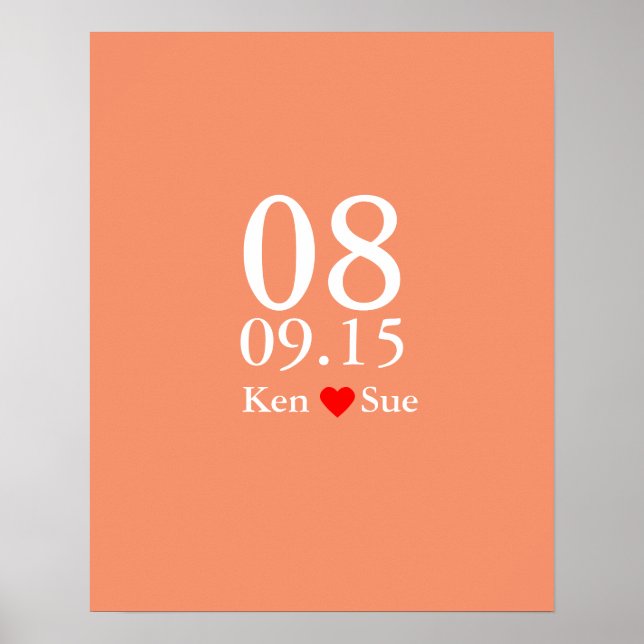 Alternativt bröllop-gäst som undertecknar bok-datu poster (Framsidan)