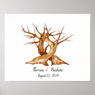 Alternativt bröllop Guest Bok Poster