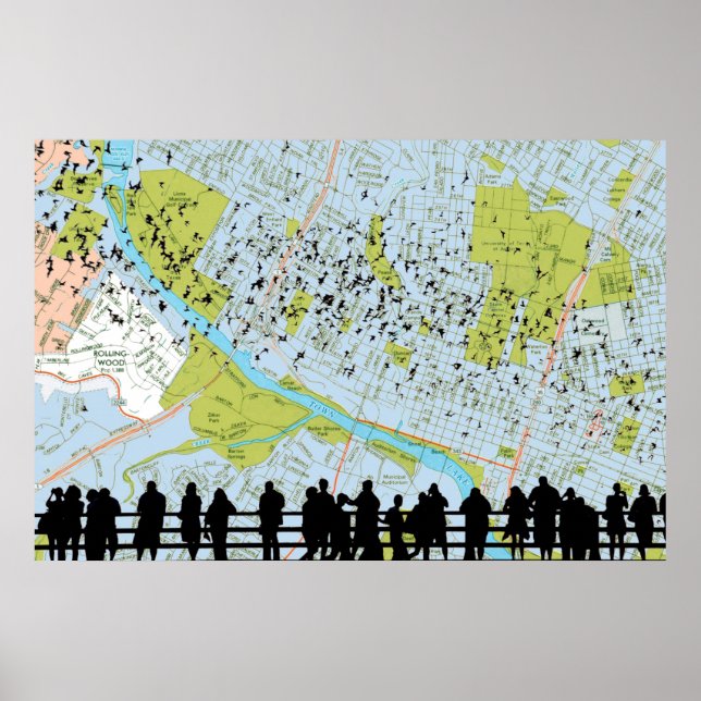 Alternativt Färg för Austin Fladdermus-utskrift Poster (Framsidan)