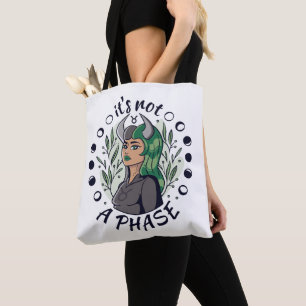 Alternativt gotiic Girl Art Det är ingen fas Tygkasse