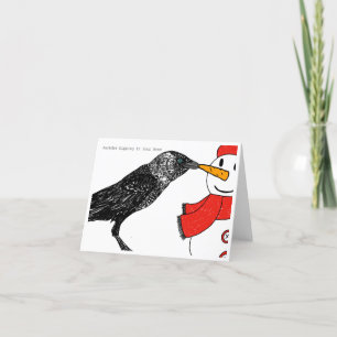 Alternativt julkort - Jackdaw Helgkort