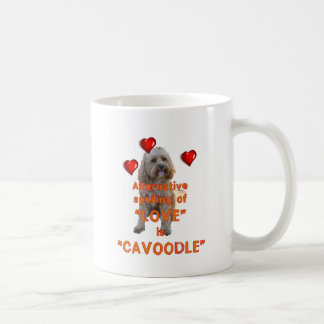 alternativt stava av KÄRLEK är CAVOODLE Kaffemugg