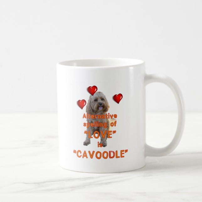 alternativt stava av KÄRLEK är CAVOODLE Kaffemugg (Höger)