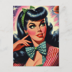 Alternativt stift upp vintage vykort