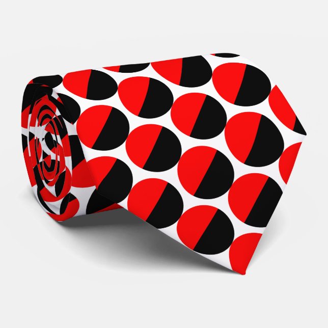 Alternerande Crescent 06a - Red and Black Slips (Rullad)