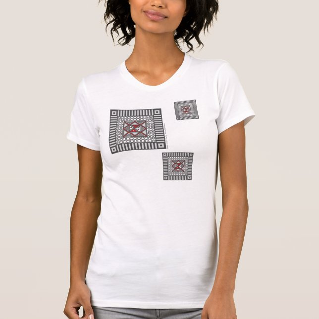 Alternerande Geometric Women's Light Shirt T (Framsida)