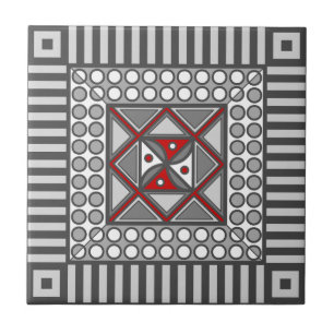 Alternerande geometrisk panel kakelplatta