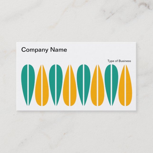 Alternerande Löv 01 Visitkort (Framsida)