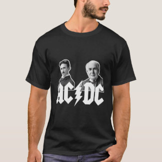 Alternerande Vs Direct Current Nikola Vs Edison T Shirt