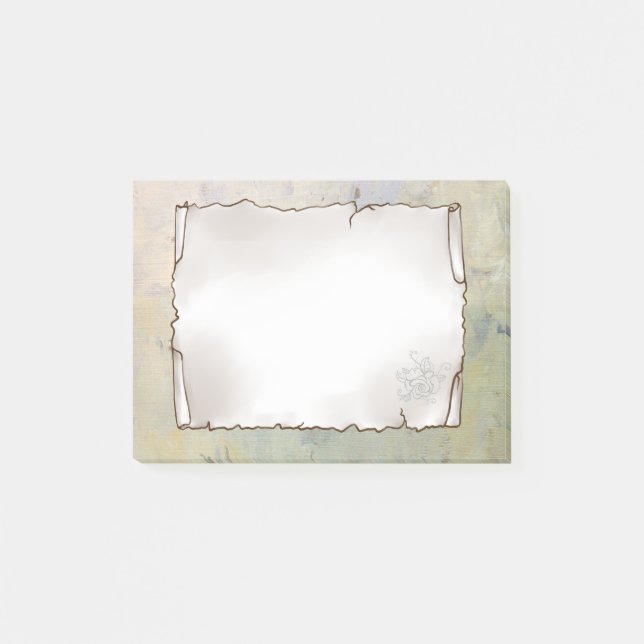 Altes Blatt post-it klebezettel Block (Framsida)