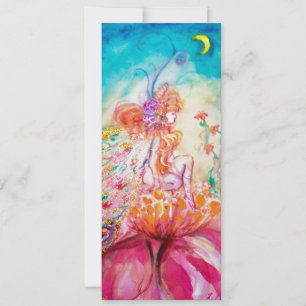 ALTHEA,rosa blue gult glass, papper Meddelande